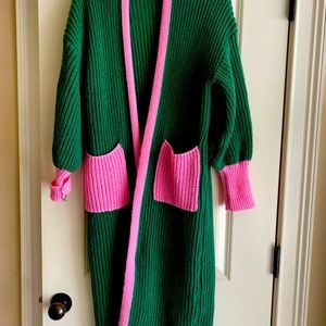 Full length cardigan